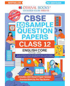 Oswaal English Core Sample papers for Class -12
